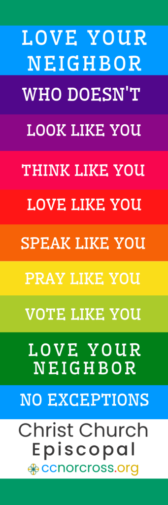 Love your neighbor (2 × 6 in) (3)